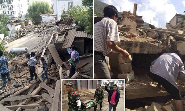 367 Tewas Akibat Gempa 6,3 Skala Richter di China 